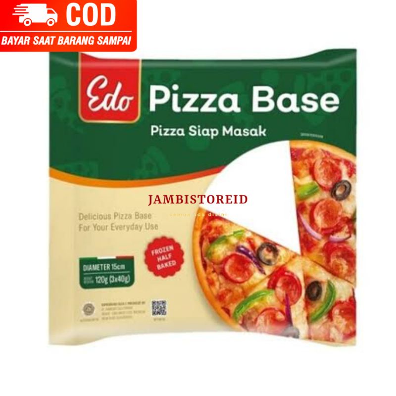 

(JAMBISTOREID) PILIH PENGIRIMAN INSTAN Edo Pizza Base Pancake Diameter 15cm 120gram 3x40gram Roti Piza Instan Buat Dirumah Jambi