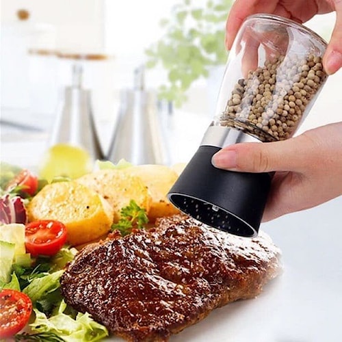 Alat dapur peralatan masak Botol Penggiling Lada Manual Grinder Merica Garam Bumbu Kopi Putar