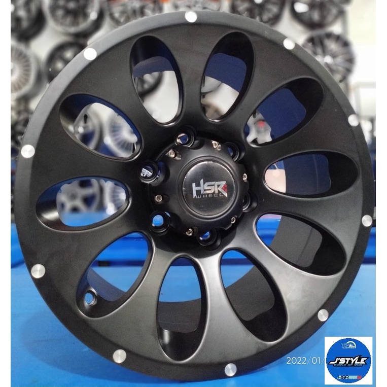 HSR WHEEL LEMBAR RING 16X8,5 PCD 6X139,7 ET15 BLACK