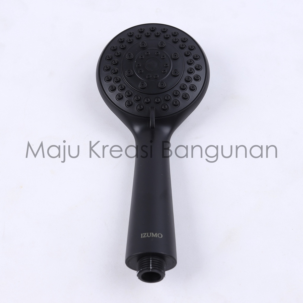 Hand Shower Hitam Kamar Mandi Kepala Toilet Selang Fleksibel Flexible 150Cm 150 Cm Izumo