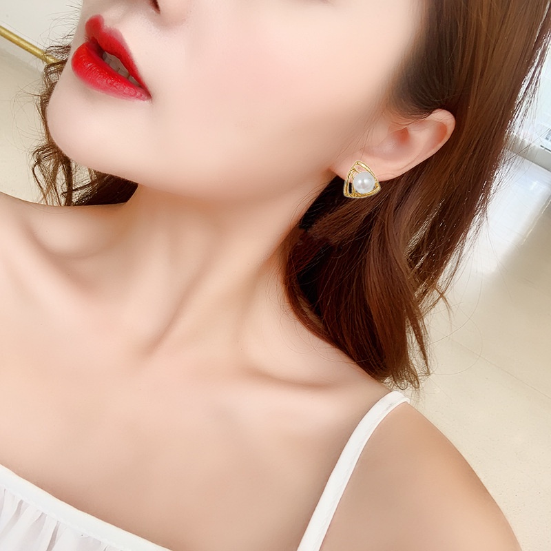 OILA anting mutiara korea pearl earrings korean fashion earring  jan117 (3D3)