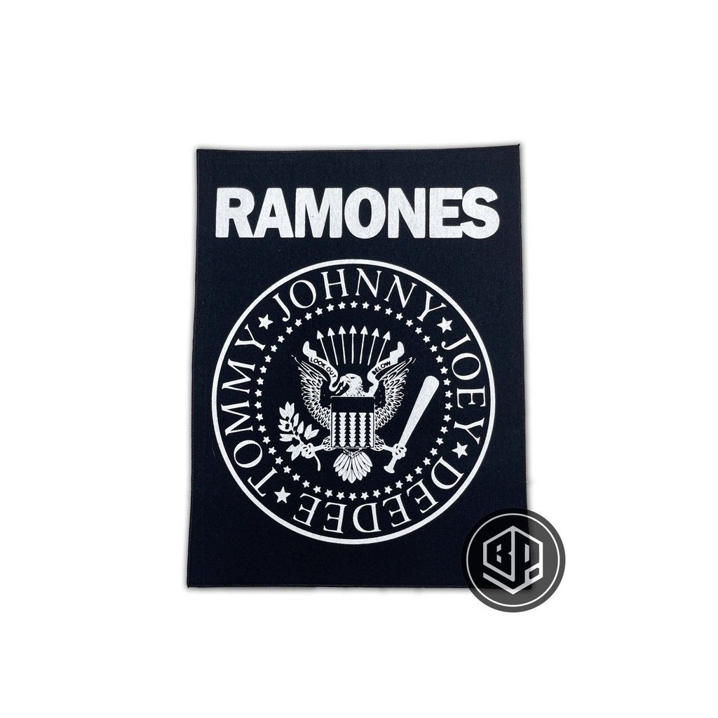 PATCH SABLON SATU SET PAKET EMBLEM RAMONES AKSEROIS JAKET