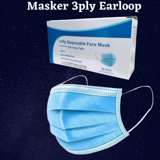 Masker Medis 3Ply (1 box isi 50) 69-faniostore Ayo Beli