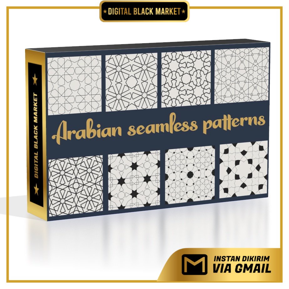 Set Of Traditional Arabian Patterns