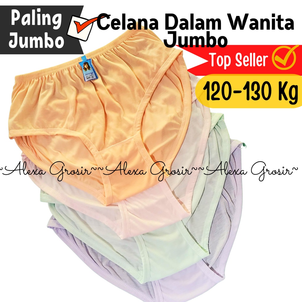 Celana Dalam Wanita Katun 6L Cd Basic JUMBO