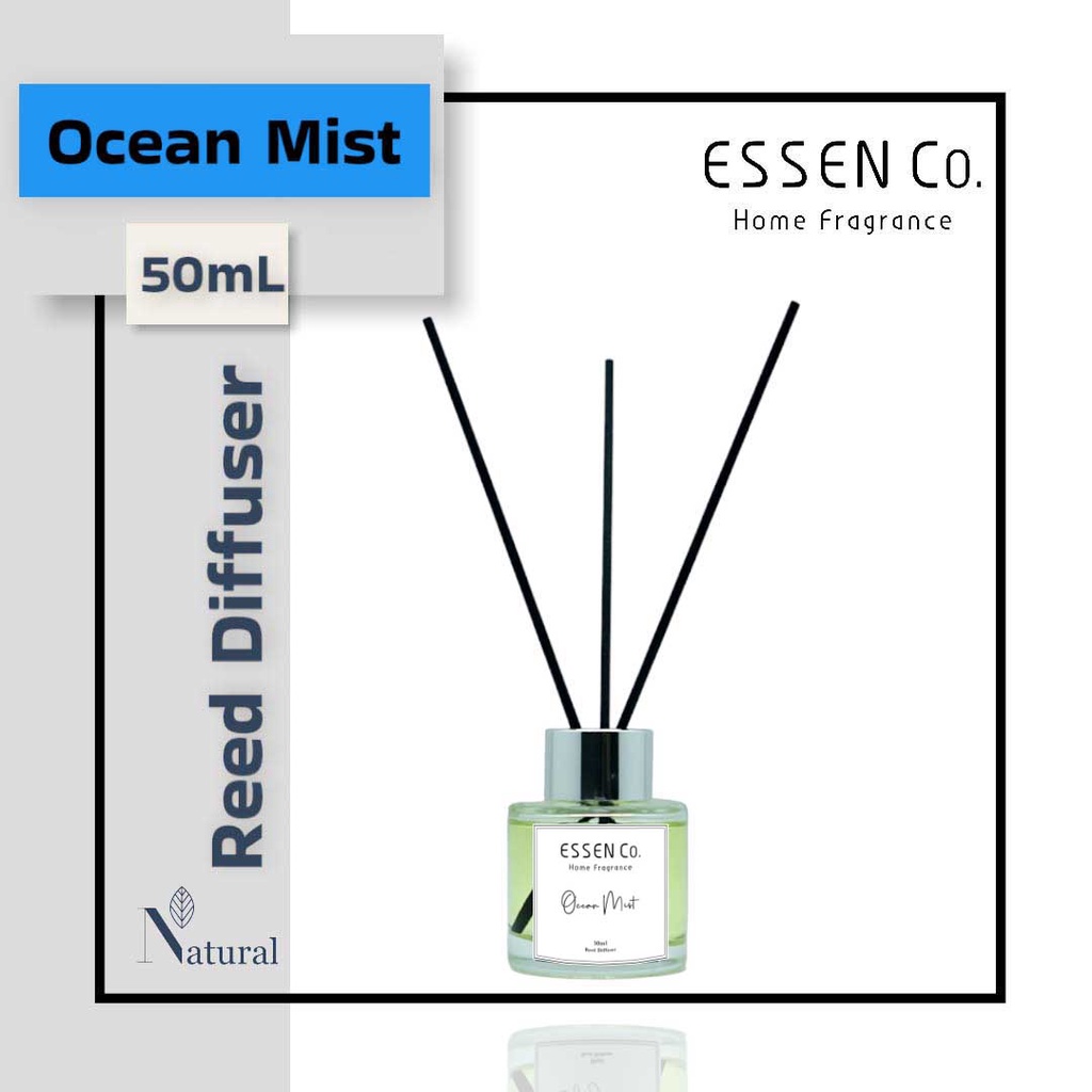 Essen Co Reed Diffuser Aromatherapy Ocean Mist Pengharum Pewangi Ruangan Aromaterapi 50ml