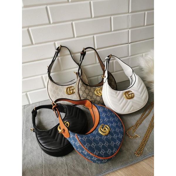 TAS IMPORT GUCCI MINI GG MARMONT BAG 22X5X17CM FREE BOX&CERTI