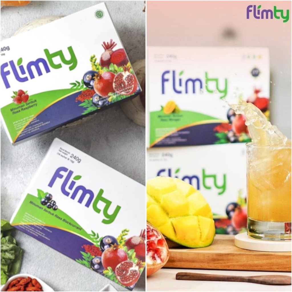 Flimty Fiber Blackcurrant Raspberry Mangga Flimty Detox Langsing Sehat