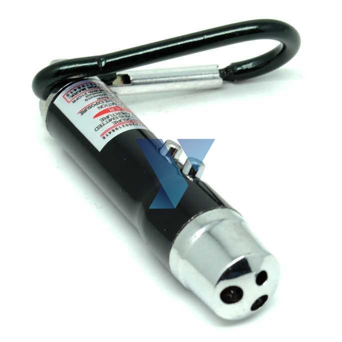 3 in 1 Red Laser Pointer 1mw 650nm + Flashlight &amp; UV - A-LPP-006 ( Al-Yusi )