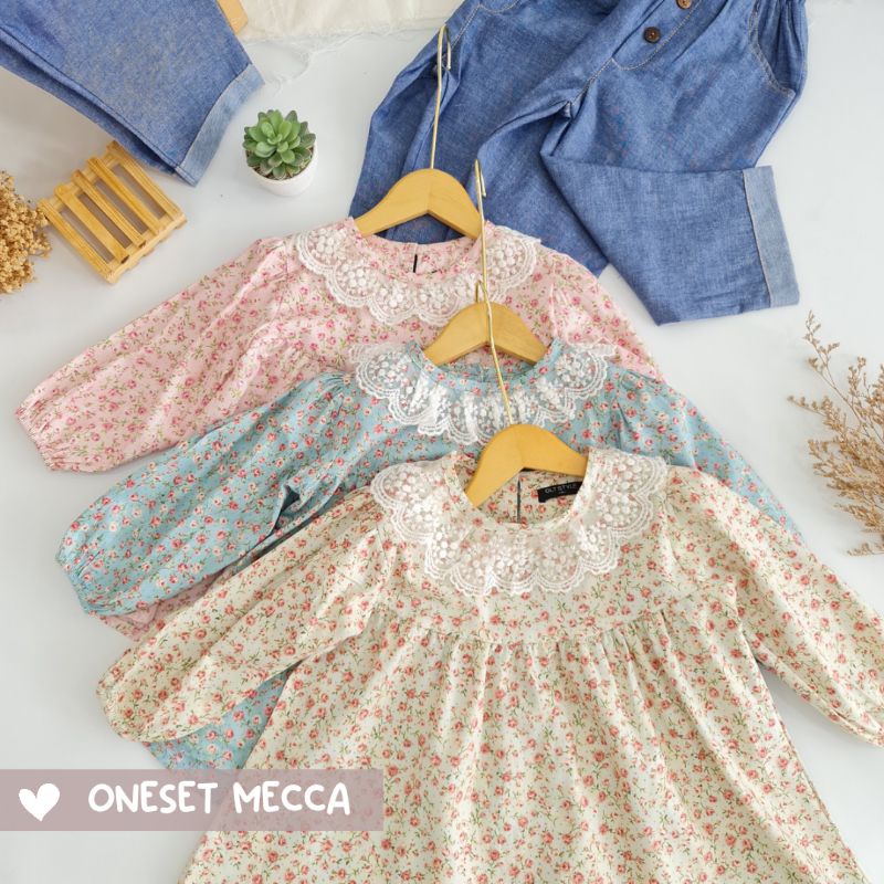 Ollet MECCA Oneset Setelan anak ala korea