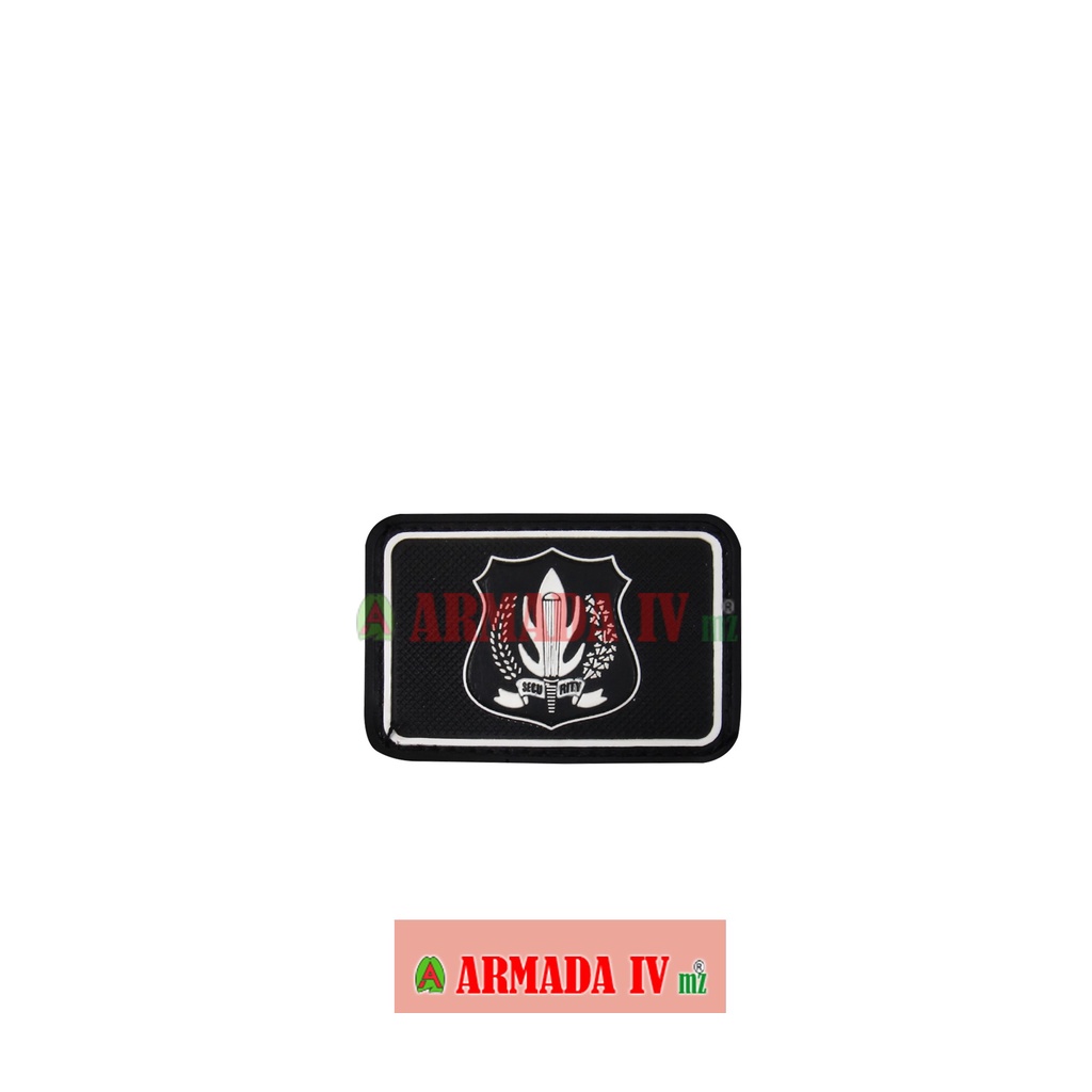 Patch Rubber Velcro Logo SECURITY Kotak