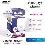 Bohlam LED T Force 15W CDL ARASHI (Garansi 1 Tahun)