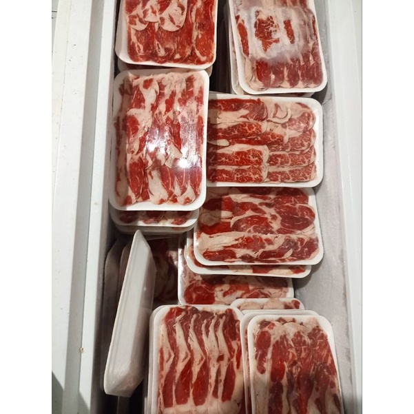 

beef slice yoshinoya / beef slice low fat / beef slice aus 500 gram