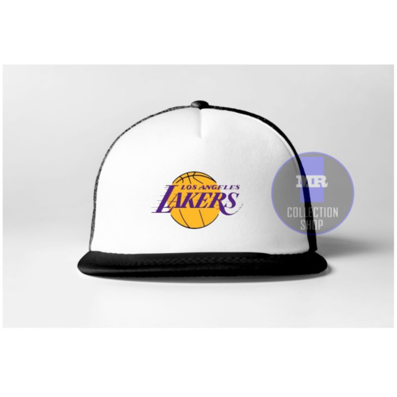 topi truckle jaring logo NBA lakers / topi jaring NBA lakers