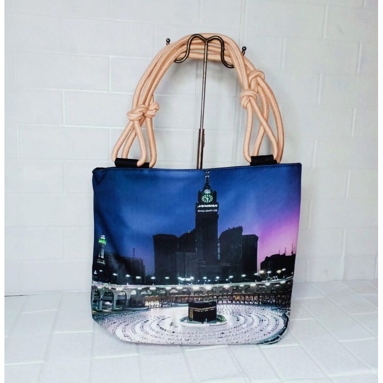 Totebag Ka'bah Tote bag sovenir haji dan umrah by zellshop