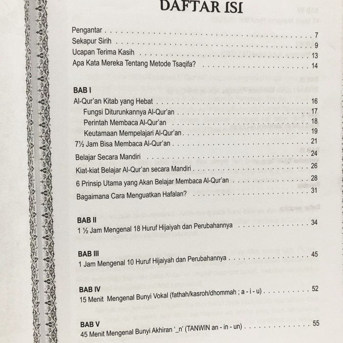 Buku 7 1/2 JAM BISA MEMBACA ALQURAN METODE TSAQIFA (NUR CAHAYA ILMU)