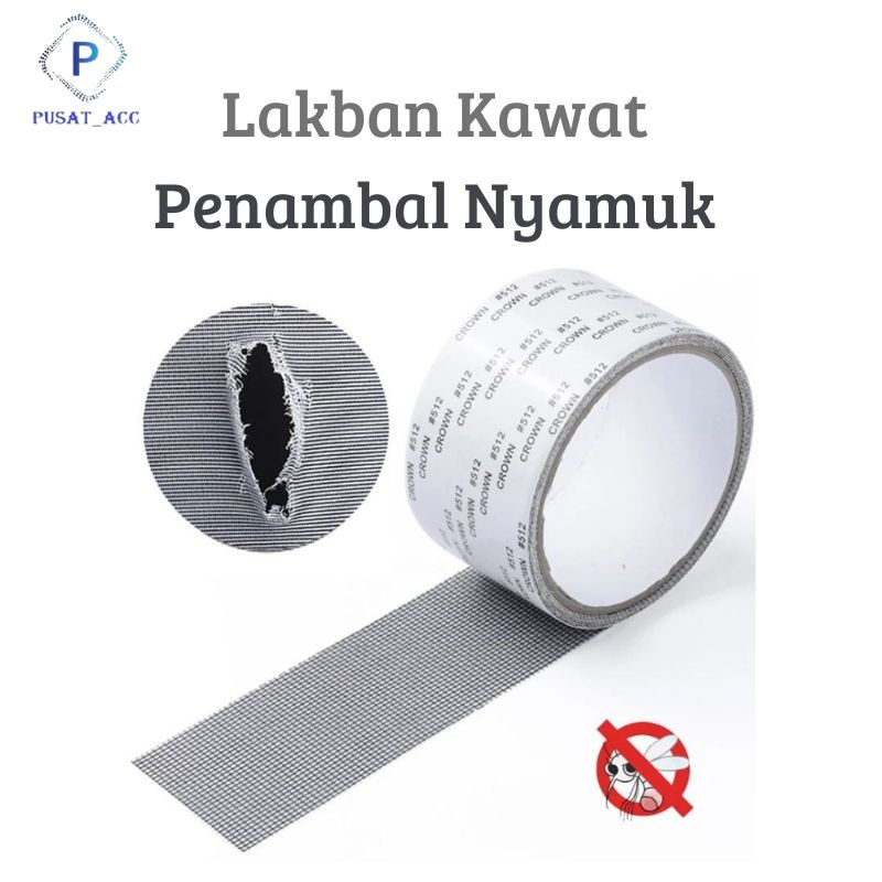 KW2 - Tambalan Penutup Kawat Nyamuk Berlubang Lakban Tape