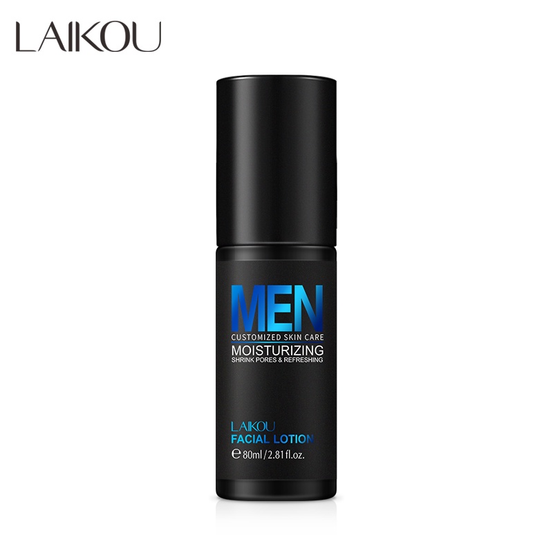 LAIKOU Men Facial Lotion Niacinamide Pelembab Anti-jerawat Kontrol Minyak 80ml