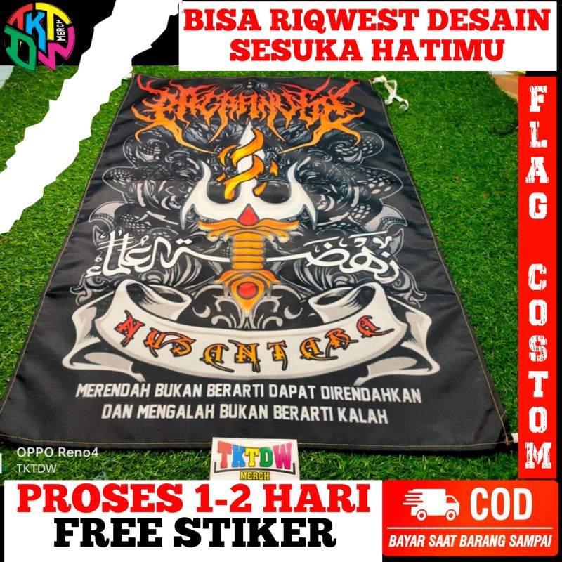 BENDERA PAGAR NUSA MURAH READY STOK BANYAK SIAP KIRIM ( NUSANTARA )