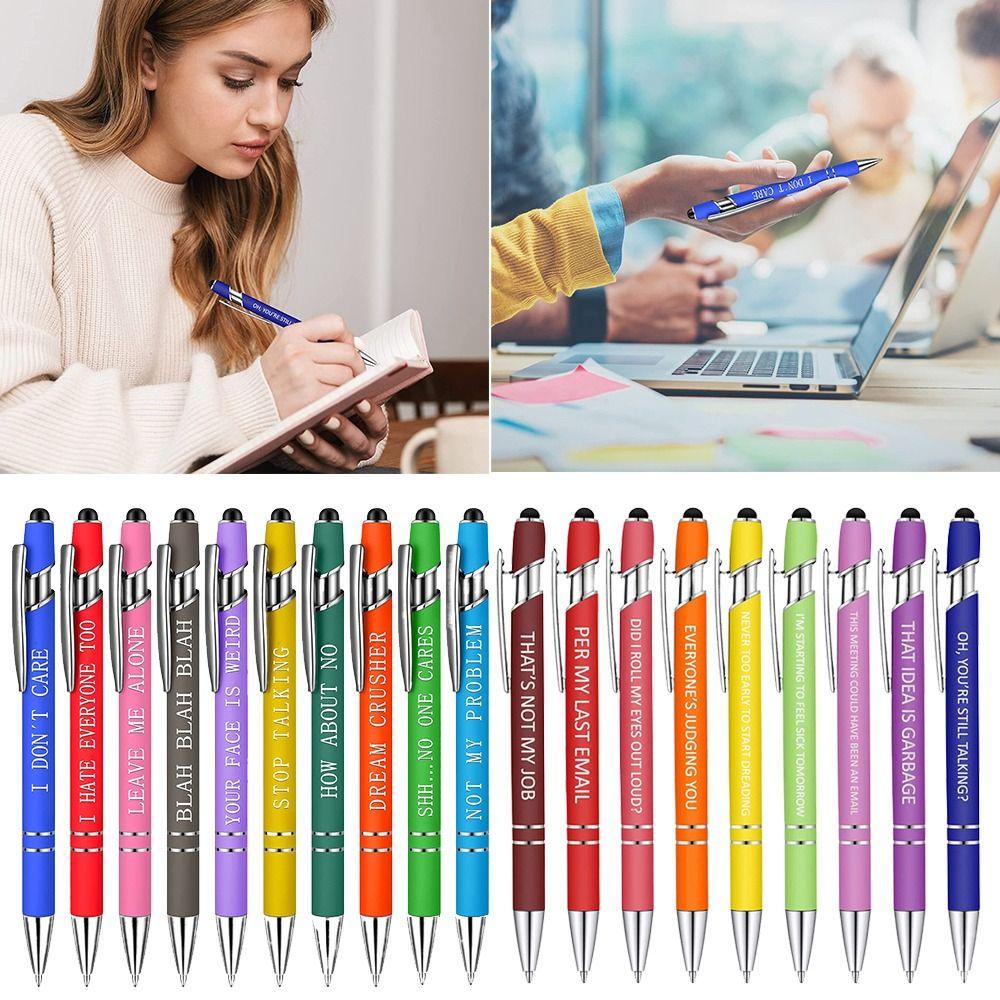 Pulpen Lucu TOP Hadiah Anak Sekolah Kerja Rumah Kantor Bolpoin Bolpoin