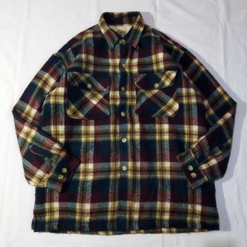 VINTAGE FLANEL SHIRT JACKET