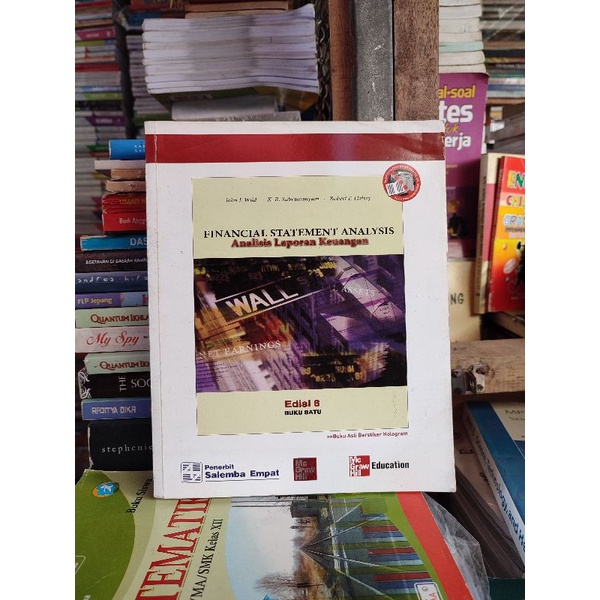 financial statement analysis. analisis laporan keuangan. buku 1. edisi 8. by John j wild. subramanya