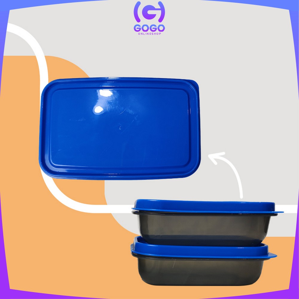 GOGO-C425 Toples Plastik Set isi 14pcs Smoke Sealware / Toples Kotak Snack Kontainer Makanan Food Storage Box BPA FREE