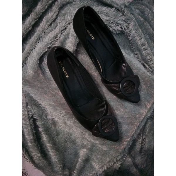 SEPATU HEELS KERJA ST. MORITZ BLACK