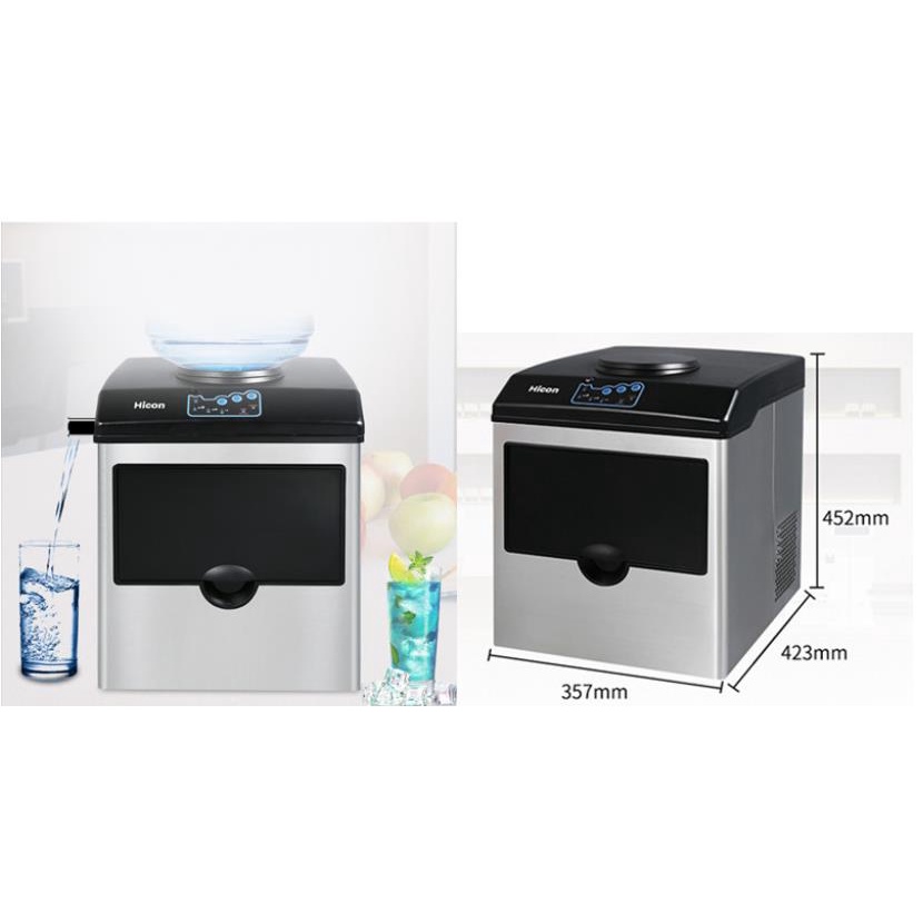 Hicon HZB 25BF Mesin 25 BF Pembuat Es Batu Ice Cube Maker  Es Batu Ice Cream  Machine 25kg