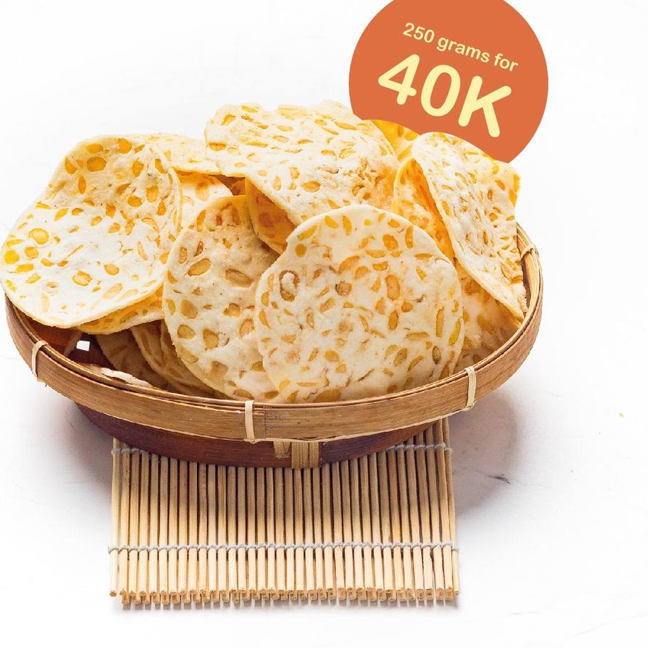

10.10 SALE Keripik Tempeh Couple Size 250 grams gas !!