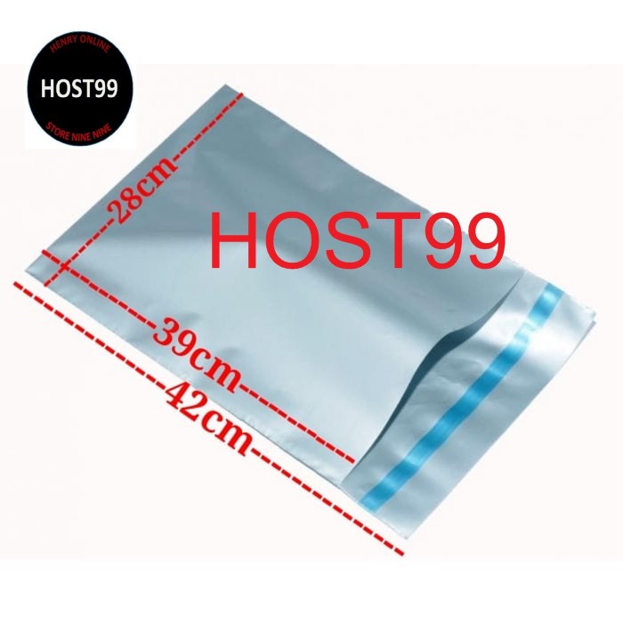 

Spesial New Amplop Plastik Polymailer 28X42 Opp Silver Packaging Plastic Bks Bergaransi