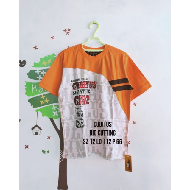 Kaos Oblong Anak Cubitus Original Cutting Besar