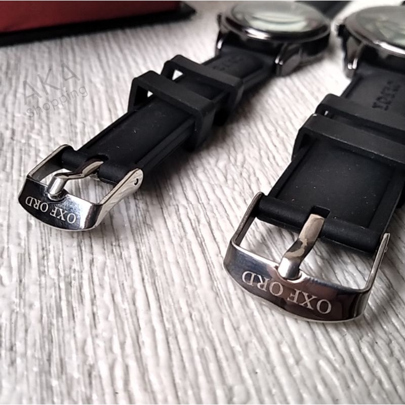 Jam Tangan Couple Strap Karet Trendy Terkini Original Oxford