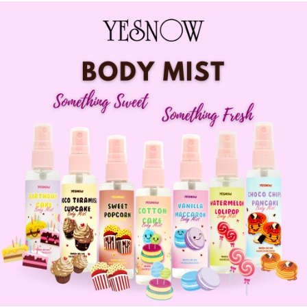 YESNOW BODY MIST SOMETHING SWEET &amp; FRESH 60ml