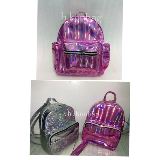 tas. ransel gendong anak perempuan hologram