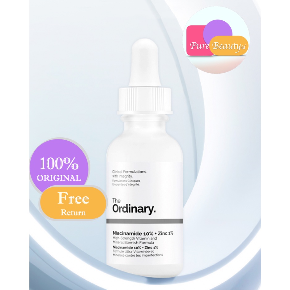 THE ORDINARY Niacinamide 10% + Zinc 1% Clear Brighten Smooth ❤ 100% Original ❤
