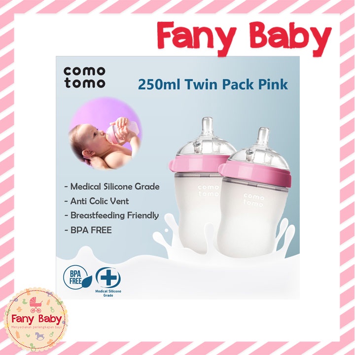 COMOTOMO BABY BOTTLE 150ML &amp; 250ML TWIN