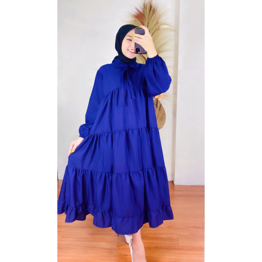 RX Fashion - JUMBO / SOJIN MIDI DRESS / BABYDOLL / LONG TUNIK WANITA TERBARU / GAMIS POLOS MURAH KEKINIAN - BN