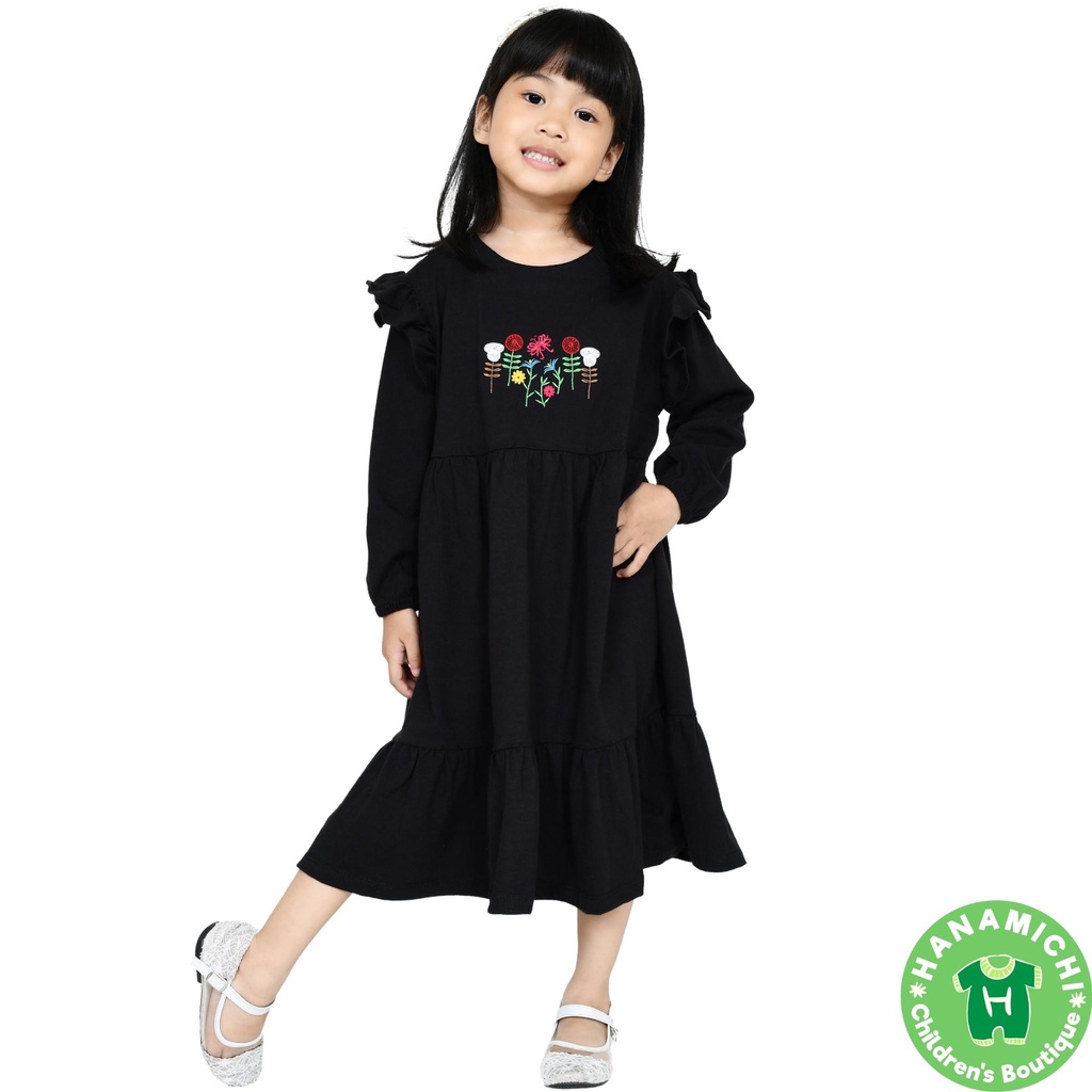 Hanamichi FARHA Dress Anak Premium Lengan Panjang Balita