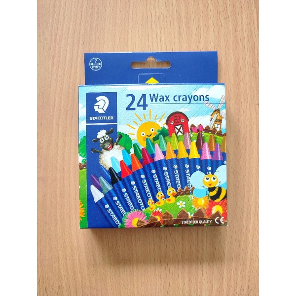 

Krayon 24 Warna Staedrler 2200 NC24 Wax Crayons