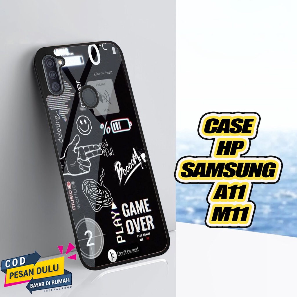 Case Samsung Galaxy A11 M11 Casing Hard Case 2D Terbaru [ NASA TICKET ] - Sarung hp Samsung - Case h