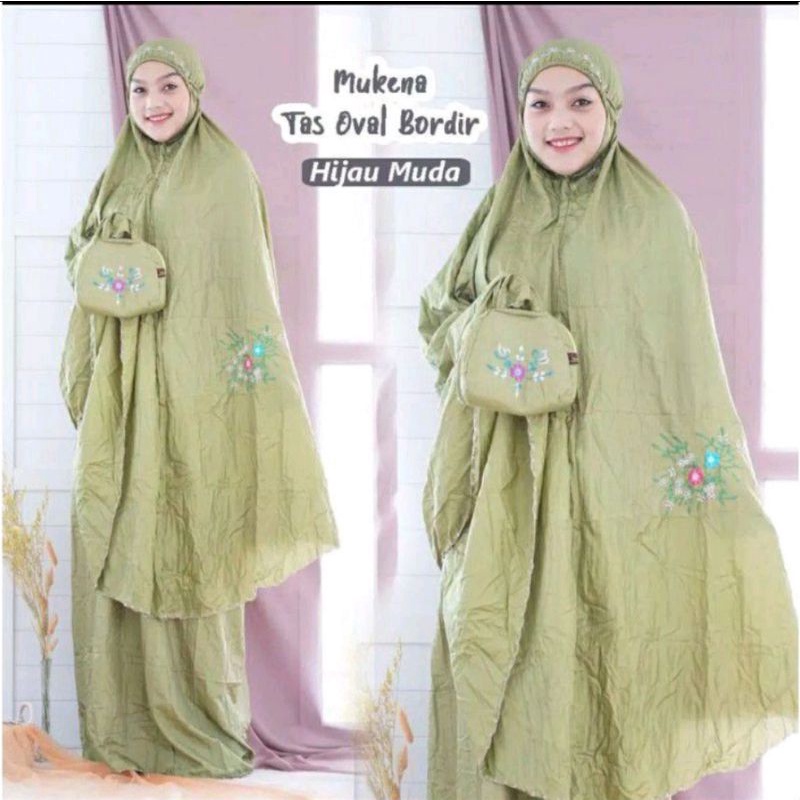 Mukena Dewasa Parasut Mukena Dewasa Bordir Jumbo