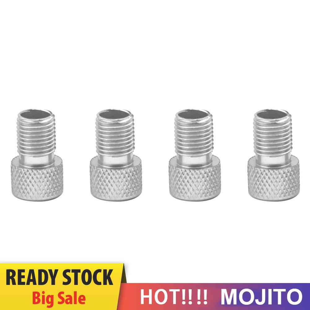 4pcs Adapter Converter Pentil Presta Ke US Bahan Aluminum Alloy Untuk Ban Sepeda