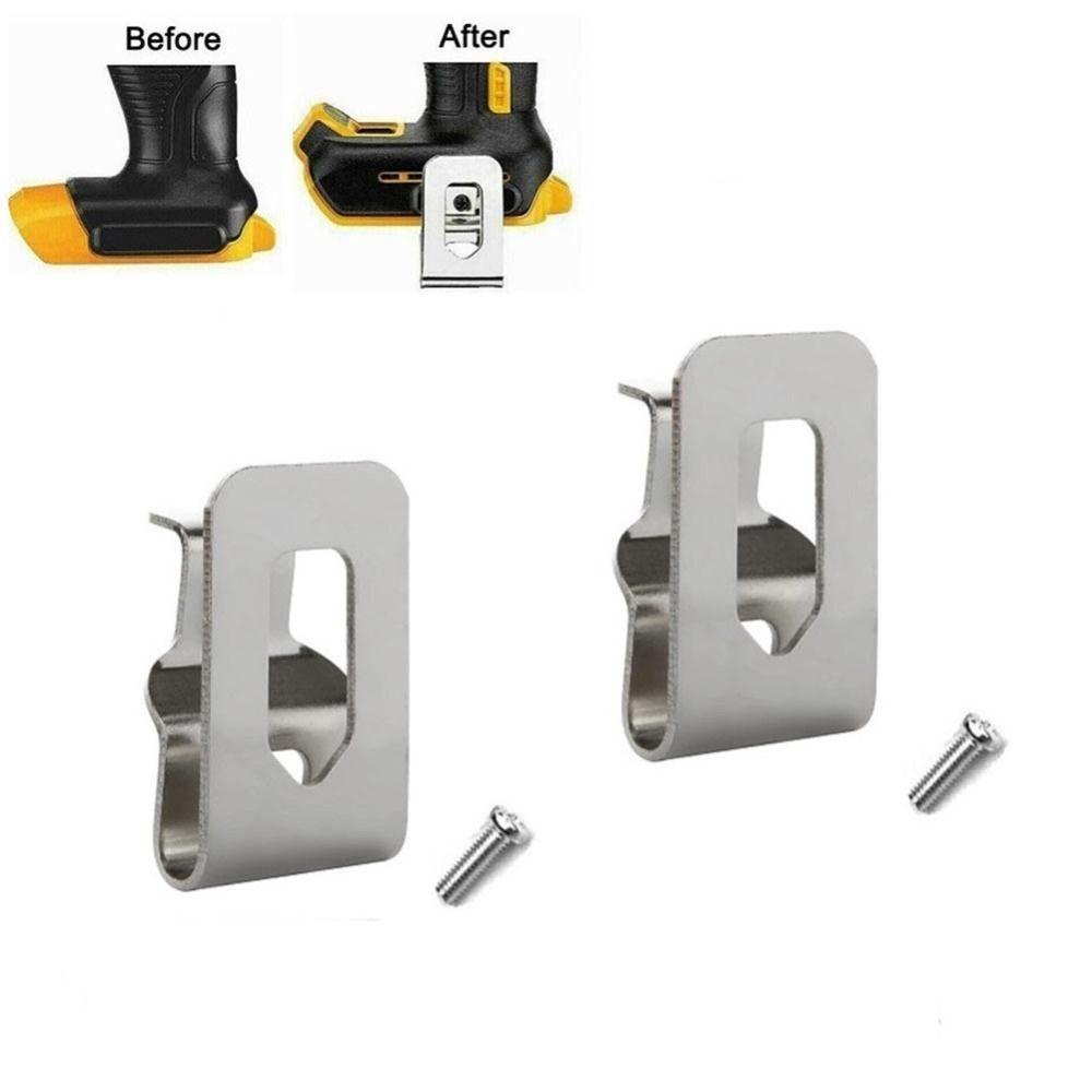 Top 10pcs Klip Sabuk Bor Alat Listrik Belt Clip Hooks Sekrup Pengait Aksesoris Power Tool Parts Sabuk Bor Listrik