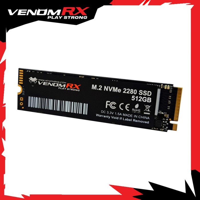 VenomRX Super SSD NVME 128GB - PCIe Gen3x4 M.2 2280 / VenomRX NVME 128GB