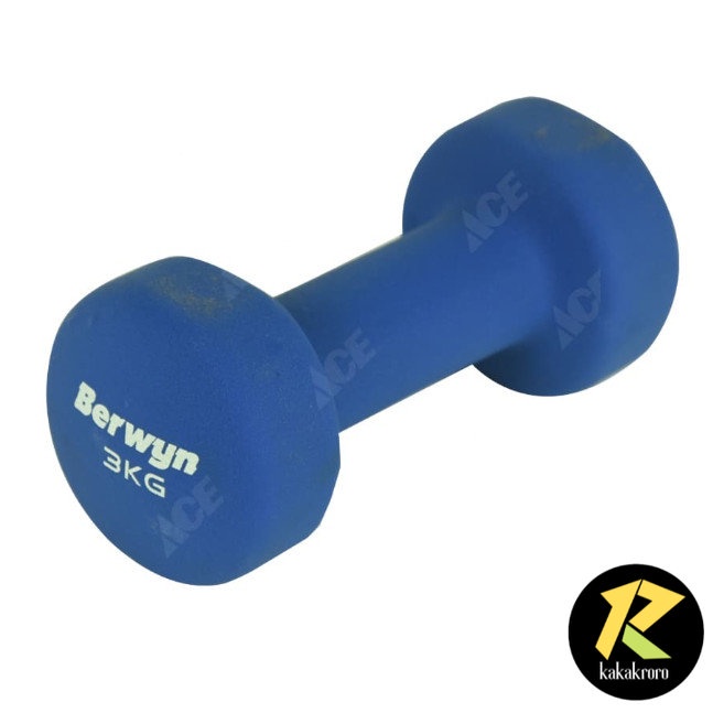 Berwyn dumbell 3kg neoprene / Barbel berwyn 3kg