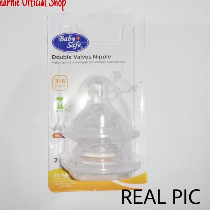 Garansi Mutu Baby Safe Dot Wide Neck WN / Dot Botol isi 2 ukuran M, L, XL