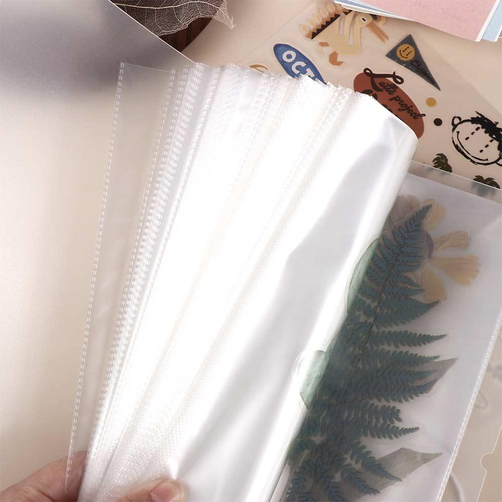 [Elegan] Sticker Album Portable Awet Idol Card Sticker Paket Display Organizer Tempat Penyimpanan Kartu Alat Tulis