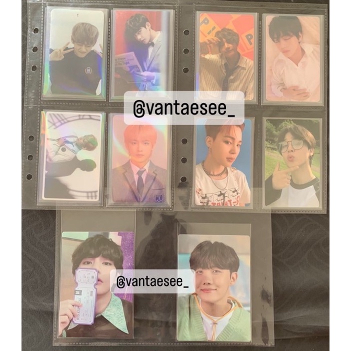 Photocard PC BTS Taehyung V Love Yourself LY Tear U (Bundle Jimin Butter)