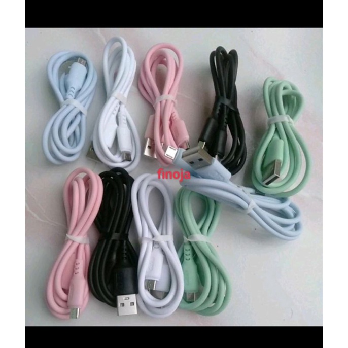 Kabel Data USB Micro Macaron Kabel Data Micro V8 Macaron